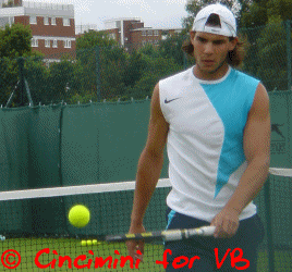 Rafael Nadal at Wimbledon 2006