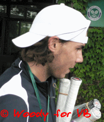 Rafael Nadal at Wimbledon 2006